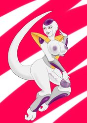 1futa 2018 alien alien_girl blackbetty breasts dickgirl digital_media_(artwork) dragon_ball erection frieza futa_only futanari genderswap humanoid intersex nipples penis solo white_skin