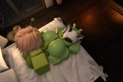 1boy 1girls 3d 3d_(artwork) 3d_model 3d_render ass backshots cock_between_ass face_down_ass_up female from_behind hot_dogging hyper_ass hyper_asscheeks male penis roblox roblox_avatar roblox_background roblox_condo roblox_game roblox_studio robloxian viewed_from_above zemzebzeb