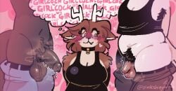 2025 anthro arm_tuft armpit_hair aroused balls belly belt blushing_profusely body_hair both_sexes_in_same_situation bottomwear bottomwear_down bovid breasts caprine cleavage clothed clothing collar deer digital_drawing_(artwork) digital_media_(artwork) faceless_character faceless_gynomorph faceless_intersex futanari genital_piercing genitals goat gynomorph heart_symbol hi_res humanoid_genitalia humanoid_penis intersex mammal musk musk_clouds nier_(pinkshinyhorns) original original_character pants pants_down partially_clothed penis penis_awe penis_piercing penis_size_difference piercing pinkshinyhorns presenting presenting_penis pubes rejection shoulder_tuft slightly_chubby slightly_chubby_anthro slightly_chubby_gynomorph slightly_chubby_intersex text thick_thighs thought_bubble trans_(lore) trans_woman_(lore) tuft uncensored