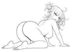 1girls ass barefoot breasts female himiko_toga my_hero_academia nude tagme walkingdeadmann