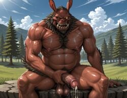 abs ai_generated alien arm_hair armpits balls bara beard big_balls big_muscles big_nipples big_pecs big_penis black_hair booster_rex chest_hair cum cum_drip cum_on_body cum_on_penis cumshot daddy dilf ejaculation erection gay gundark hair hairy hairy_male huge_balls huge_cock huge_muscles humanoid hunk leg_hair long_ears male male_only masturbation muscular muscular_humanoid muscular_male navel nipples nude orgasm pecs penis pubic_hair red_body sideburns solo star_wars
