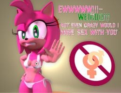 3d_model 3d_render amy_rose amy_rose_the_werehog bikini_top disgusted niples render sfm sonic_the_hedgehog_(series) source_filmmaker