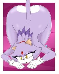 1girls ass blaze_the_cat butt cat_girl catgirl completely_naked_female completely_nude_female female furry_female golden_eyes longbit_0 mobian mobian_(species) naked_female nude nude_female pose posing sega solo sonic_(series) sonic_the_hedgehog_(series) tagme yellow_eyes