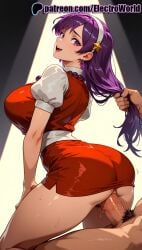 1boy 1girls 2025 ai_generated all_fours artist_name ass athena_asamiya breasts breasts breasts bust chest clothed_sex cock dick doggy_style doggy_style doggystyle_position earrings electroworld female female_pubic_hair from_behind from_behind_position fucking grabbing_another's_hair hair_ornament hairband hi_res high_quality high_resolution highres intercourse jewelry king_of_fighters long_hair love_making male_pubic_hair patreon patreon_username penetration penis pubic_hair purple_eyes purple_hair rear_entry sex sex_from_behind sexual_intercourse snk solo_focus stable_diffusion star_(symbol) star_earrings star_hair_ornament straight uncensored watermark