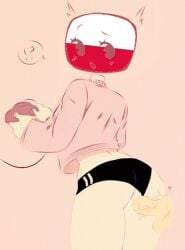 countryhumans countryhumans_girl edit female flawsystyle poland_(countryhumans) romania_(countryhumans)
