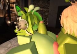 1boy 1girls 3d 3d_(artwork) 3d_model 3d_render alien alien_girl alien_humanoid alien_only astronaut_helmet big_areola breasts cock cock_hungry cock_worship female hyper_boobs hyper_breasts hyper_tits male martian penis perky_breasts perky_nipples puffy_nipples roblox roblox_avatar roblox_background roblox_condo roblox_game roblox_studio robloxian titjob visor zemzebzeb