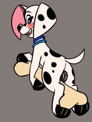 101_dalmatian_street 101_dalmatians 1girls animal_pussy animal_vagina ass ass black_pussy black_spots blue_collar blue_eyes blush blush blushing_at_viewer bone canid canine canine_pussy canine_vagina canis collar cub cute cute_female cute_girl dalmatian dee_dee_(101_dalmatians) digital_drawing_(artwork) digital_media_(artwork) disney dog_collar domestic_canine domestic_dog eyelashes fangs female female_canine female_cub female_dog female_feral female_focus female_only female_solo feral feral_female feral_focus feral_only floppy_ears hi_res high_resolution highres hind_legs hindlegs hindpaw large_ears looking_at_viewer looking_back looking_back_at_viewer mammal paws puppy pussy raised_tail simple_background smile smiling smiling_at_viewer solo solo_female solo_feral solo_focus soulcentinel spots spotted_body spotted_fur tail tail_raised vagina white_body white_fur young younger_female
