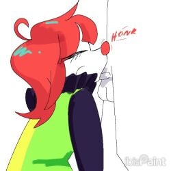 a_regect animated animated_image blowjob blowjob_face blowjob_only clown clown_girl clown_makeup clown_nose cum_in_mouth dick_in_mouth mcyt minecraft minecraft_youtubers moe_(a_regect) mouthful oral oral_sex twitch twitch.tv twitch_streamer twitter twitter_username youtube youtuber youtubers