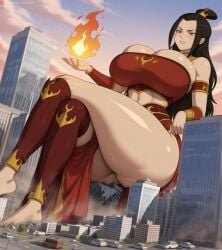 1girls ai_generated ass avatar_the_last_airbender azula big_ass big_breasts big_butt black_hair black_hair_female breasts building_destruction city destruction female female_focus female_only fire_nation firebending giantess hourglass_figure hourglass_figured_female large_ass large_boobs large_breasts large_butt light-skinned_female light_skin memesrus1234 nickelodeon nicktoons sitting solo solo_female solo_focus thick_thighs thighs villainess voluptuous voluptuous_female