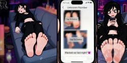 ai_generated angry angry_expression angry_face barefeet barefoot black_hair black_toenails boots_removed censored cum cum_on_body cum_on_feet cumshot disgusted drunk drunk_female feet feet_fetish feet_focus feet_on_penis feet_together feet_up foot_fetish foot_focus foot_play foot_pussy footjob footjob_with_legwear forced gang_bang gang_rape gangbang gangrape goth goth_girl gothic gothic_girl grossed_out mad oc original original_artwork original_character party passed_out rape raped_female raped_girl rogueserpent sleep_molestation sleeping sleeping_footjob sleepy toe_curl toe_scrunch toenail_polish toes unaware