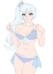 weiss schnee from rwby by sonicheroxd