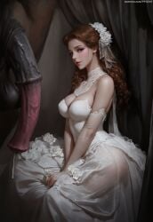 1boy 1boy1girl 1girls absurdly_large_cock ai_generated animal_genitalia animal_penis balls beauty_and_the_beast_(1991_film) before_sex belle_(beauty_and_the_beast) big_breasts bodily_fluids brown_eyes brown_hair bust busty busty_female clothed clothed_female clothes clothing corset cum cum_dripping_from_penis curly_hair curtains disney disney_princess dress dripping_precum earrings elbow_gloves elegant elegant_dress fat_cock female female_human fingerless_gloves genital_fluids genitals half-erect horsecock huge_balls huge_cock human human_female indoors lace-trimmed_gloves lace_trim large_breasts light-skinned_female light_skin lipstick long_dress long_hair looking_at_viewer male male/female male_out_of_frame monster monster_cock monster_on_female nai_diffusion novelai patreon_url penis pink_lipstick precum precum_drip pujopg rose_(flower) rosy_cheeks see-through see-through_clothing see-through_dress sitting smile smiling smiling_at_viewer thick_penis veiny_penis wedding_dress white-skinned_female white_body white_dress white_rose white_skin