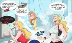 beth_smith dialogue face_down_ass_up from_behind_position ginger_hair hermitmoth morty_smith rick_and_morty secret_comics shower_sex space_beth summer_smith tagme video voice_acted