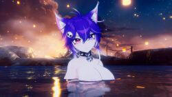 totless totless_(vtuber) vrc vrchat vrchat_avatar vrchat_media vrchat_model water
