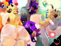 1boy 1girls ?! areolae artist_request ass ass_grab background_characters breasts breasts_out bubble_gum_simulator commission cum cum_in_pussy cum_inside cum_on_ass dominus forced freak grabbing_ass guest_(roblox) harassment hearts_around_head impregnation inferno_t0wer larger_female leotard lix1x1xil nipples noob obsessed ohviolently purple_eyes questionable_consent roblox roblox_avatar roblox_game robloxian sex side_view size_difference sleeveless stalker standing standing_sex straight sylently thighs white_skin yellow_eyes