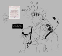 1male1female 2d_(artwork) artist_request collar computer deltarune doggy_style female male queen_(deltarune) sex sketch sketch_page slave strawpage_request tenna_(deltarune) toby_fox tv_head undertale_(series) unknown_artist wigglylamp92 wigglylamp92_(artist)