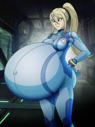 samus aran from metroid by yoshi1027