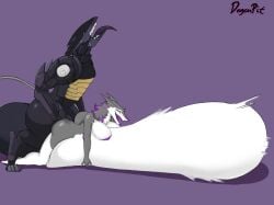 1boy 1male 3_toes black_body blade_wolf canid canine canis clawed_feet cumflation cumming cybernetics degenpit drooling facemask glistening glistening_body greyscale humanoid_genitalia humanoid_penis hyper hyper_balls hyper_cum hyper_genitalia hyper_penis knife konami long_tail long_tongue male_only metal_gear metal_gear_rising metal_gear_rising:_revengeance metal_gear_solid onomatopoeia platinum_games quadruped robot sex sharp_claws sharp_nails sharp_teeth stomach_bulge sweating sweating_profusely tail teeth tongue_out veiny veiny_penis veiny_testicles weapon weapons wolf