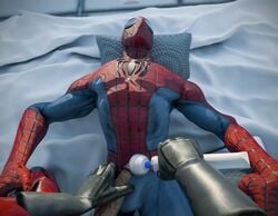 2boys 3d absurdres clothing deadpool forced frottage gay highres male male_only marvel orgasm penis ralic_turman rape spider-man spider-man_(series) suit vibrating vibrator vibrator_on_penis visible_penis_shape yaoi