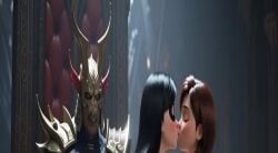 ai_generated big_butt conjugal_slavery elastigirl helen_parr incest kissing mother_and_daughter realistic sex_slave shao_kahn tagme video violet_parr