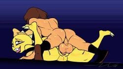 1boy1girl ass big_ass big_penis dick female frisk frisky_(under_(her)_tail) fucking human kitty_(under_(her)_tail) male male_penetrating_female monster monster_kid non_stop_sex penetration penis pussy sex tagme thewill under_(her)_tail undertale undertale_(series) undertale_au video