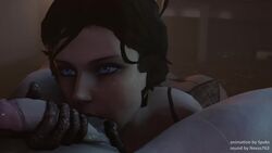 3d animated babydoll ball_sucking big_ass big_penis bioshock bioshock_infinite black_hair blue_eyes bra bubble_butt couple curvy dat_ass duo elizabeth_comstock erection female gloves handjob licking lingerie long_hair masturbation nexus763 nude oral_sex panties pink_lips sex sound source_filmmaker spoks straight thong underwear video