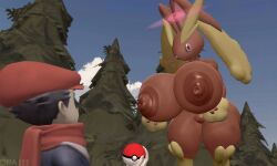 1boy 1girls 3d alpha_pokémon areolae aroused big_areola big_ass big_breasts big_butt big_nipples bigger_female breasts dra111_(artist) dragon316 holding_object huge_ass huge_breasts huge_butt huge_nipples huge_thighs interspecies lopunny naked naked_female nipples nude nude_female nude_female_clothed_male pokémon_(species) pokemon pokemon_(species) pokemon_legends:_arceus rei_(pokemon) sfm source_filmmaker