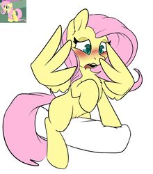 <3_eyes blush equine eyelashes feathered_wings feathers female feral fluttershy_(mlp) friendship_is_magic hair heart horse livinthelife0friley mammal masturbation my_little_pony nude open_mouth pegasus pillow pillow_humping pillow_masturbation pillow_ride pink_hair pony pussy simple_background solo tongue vagina vaginal_masturbation white_background wings