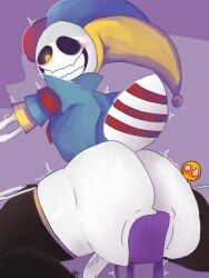 2026 2boys 2d 2d_(artwork) anthro ass_bigger_than_head ass_focus big_ass big_ass_(male) big_butt big_penis bigger_male blush blushing bottom_heavy bottomless bubble_ass bubble_butt butt chair clown dick dumptruck_ass embarrassed fat_ass femboy femenine_male girly glowing_eyes huge_ass insect_abdomen jembbrowm jester_hat large_ass large_penis looking_back male male_only mask massive_ass massive_butt penis penis_out player_(poppy_playtime) poppy_playtime poppy_playtime_(chapter_5) prototype_(poppy_playtime) purple_background samku64 sitting size_difference sweat sweaty sweaty_ass the_prototype_(poppy_playtime) thick_thighs thighhighs white_skin wide_hips