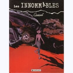 1girls asian asian_female barefeet barefoot black_hair breasts cars claire comic comic_cover dargaud female female_focus female_only french_text junkyard knife korean les_innommables looking_at_viewer messy_hair nipples official_art pants pants_only short_hair solo solo_female solo_focus topless topless_female