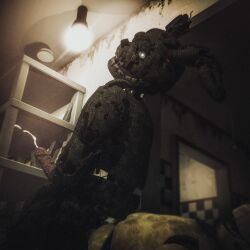 2boys 3d 3d_(artwork) 3d_render anal_sex animatronic bodily_fluids closed_eye ejaculation five_nights_at_freddy's five_nights_at_freddy's_3 gay half-closed_eyes humanoid_penis looking_at_partner male male/male male_only open_mouth orgasm penis penis_in_ass rabbit_ears robot scottgames selfcest spring_bonnie spring_bonnie_(fnaf) springtrap springtrap_(fnaf)