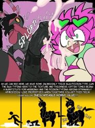 animal_genitalia animal_penis anthro balls big_balls big_breasts big_penis bodily_fluids breasts clothing corruptedcryptid cum dialogue duo english_text equine_genitalia equine_penis erection excessive_cum excessive_genital_fluids female generation_5_pokemon genital_fluids genitals gynomorph handjob hi_res huge_cock human intersex intersex/female mad_scientist mammal nintendo open_mouth penile penis pokemon pokemon_(species) scientist scolipede sex skully_(corruptedcryptid) text warning_sign