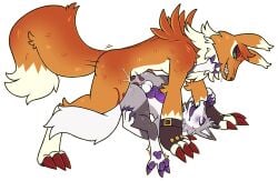 ahe_gao alpha_channel anal anal_sex animal_genitalia animal_penis anthro balls bandai_namco blush bodily_fluids canine_genitalia canine_penis cum cum_in_ass cum_inside digimon digimon_(species) dipstick_tail duo femboy floppsies fucked_silly generation_7_pokemon genital_fluids genitals hi_res knot knotted_penis looking_pleasured lycanroc lying male male/male male_penetrated male_penetrating male_penetrating_male markings midday_lycanroc nintendo on_back open_mouth penetration penile penile_penetration penis penis_in_ass petra_(darkfox49) pokemon pokemon_(species) renamon sex size_difference tail tail_markings tongue tongue_out