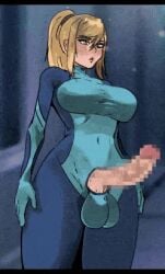 samus aran from metroid by dukenukiler