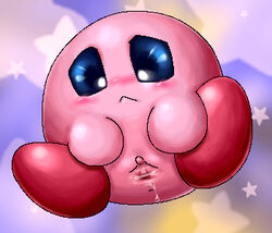 2012 anus box_xod female kirby kirby_(series) nintendo pussy rule_63 solo solo_female spreading star video_games waddling_head