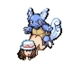 1boy 1girls all_fours alpha_channel ambiguous_penetration animated ass ass_grab ass_up back blue_eyes blue_skin brown_eyes brown_hair doggy_style female feral from_behind from_behind_position hat human interspecies leaf_(pokemon) male male_pokemon/female_human nintendo nude open_mouth penetration pixel_art pokémon_(species) pokemon pokemon_frlg pokemon_rgby pokephilia presenting presenting_hindquarters scalie sex shell shoes size_difference socks standing straight tail transparent_background turtle ulithium_dragon wartortle