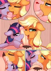 1boy 2018 2girls absurd_res after_sex alicorn applejack_(mlp) ball_suck balls bedroom_eyes bimbo bisexual blonde_hair blush close-up closed_eyes cock_worship collaborative_fellatio comic cum cum_in_mouth cum_inside cum_on_face deep_throat deepthroat dripping earth_pony edit equine erection eyebrows eyelashes faceless_male feathered_wings feathers fellatio fellatio_from_feral female feral first_person_view flaccid floppy_ears freckles french_kissing friendship_is_magic girl_horse green_eyes group group_sex hair hair_tie half-closed_eyes heart highres hooves horn horse human human_edit human_is_better human_on_feral humanoid_penis interspecies kissing licking looking_at_viewer male male/female male_human/female_feral male_on_feral male_pov mammal multicolored_hair multiple_girls my_little_pony nude one_eye_closed open_mouth open_smile oral orgasm penis penis_grab penis_lick penis_on_face pony pubes purple_eyes purple_feathers ratofdrawn saliva seductive sex smile snowballing straight sucking teamwork threesome tongue tongue_out twilight_sparkle_(mlp) wings yuri