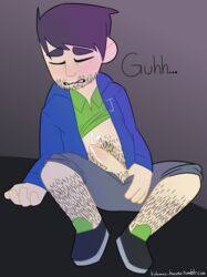 cum drunk hairy kuhma male male_only masturbation penis shane_(stardew_valley) solo stardew_valley