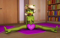 1girls 3d alien alien_girl artist_name bare_shoulders barefoot beauty_mark big_breasts book busty closed_eyes covering covering_pussy curvy detailed_background erect_nipple erect_nipples eyelashes female female_only front_view green_skin hourglass_figure humanoid indoors inside kondaspeter leg_lift leg_up lipstick looking_at_viewer makeup marilyn_(planet_51) mole naked nude planet_51 pose posing red_lipstick room shadow shiny shiny_skin sitting smiling solo spread_legs spreading thick_lips tree voluptuous walking white_hair wide_hips