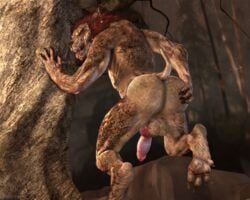 2018 3d 4_toes animal_genitalia animal_penis anthro anthro_only ass averyhyena backsack balls big_balls big_butt big_penis canine canine_penis cd_projekt_red claws dripping erection fangs feet furry hi_res knot male male_only mammal no_humans nude outside paws penis precum presenting presenting_hindquarters rear_view saliva slobber solo source_filmmaker the_witcher the_witcher_(series) the_witcher_2 the_witcher_3:_wild_hunt toe_claws toes tongue video_games were werewolf werewolf_(the_witcher) wolf