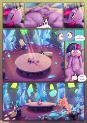 ... 2018 absurd_res alcor90 alicorn animal_genitalia animal_pussy blush breasts chair closed_eyes comic crotchboobs cum cum_in_pussy cum_inside cum_leaking dialogue duo english_text equine equine_pussy feathered_wings feathers female friendship_is_magic hair half-closed_eyes heart hi_res horn human inside lying male male_human/female_feral mammal multicolored_hair my_little_pony on_back open_mouth pussy smile text throne thumbs_up twilight_sparkle_(mlp) wings