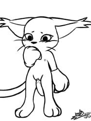 animated black_and_white blush claws closed_eyes clothing digimon female gatomon gloves loop mammal masturbation milesnukem nipples open_mouth penetration pussy sex simple_background solo tail_masturbation tail_sex vaginal_penetration