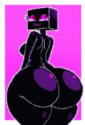 ai_generated ass big_ass booty enderman enderwoman gigantic_ass helmet hips huge_ass large_ass looking_back lubbasdump minecraft nudity rule_63 thick_ass thick_thighs wide_hips xbox_game_studios