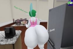 1boy anthro anthro_only big_ass bubble_butt gallade huge_ass lenny_(zer0264) male_only nintendo pokémon_(species) pokemon thick_thighs wide_hips zer0264
