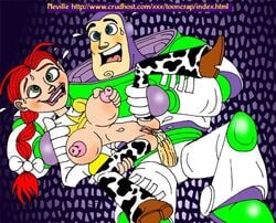 00s 2000s 2008 buzz_lightyear disney erect_penis jessie_(toy_story) nev nipples pixar tagme toy_story toy_story_2