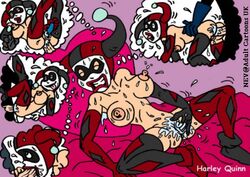 1girls anal batman:_the_animated_series batman_(series) blowjob breasts dc_comics dcau doggy_style fellatio female fingering harley_quinn harley_quinn_(classic) human imagining male masturbation nev pussy_juice