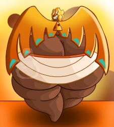 chubbyconnieart cookie_run female golden_cheese_cookie obese