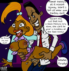 2007 dijonay_jones disney disney_channel female human male melanin nev nipples oscar_proud pussy sex the_proud_family