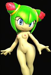 3d 3d_(artwork) ai_generated breasts cosmo_the_seedrian female novelai pussy sonic_(series) sonic_the_hedgehog_(series) sonic_x