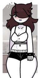 accurate_art_style award brown_hair english english_dialogue english_text jaiden jaiden_animations jaidenanimations long_hair meme steca talking thelazyart youtube youtuber youtuber_girl youtubers